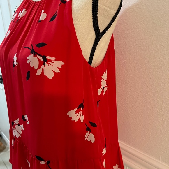 NWOT Joie Sleeveless Red Silk Blouse Sz M - Picture 5 of 9
